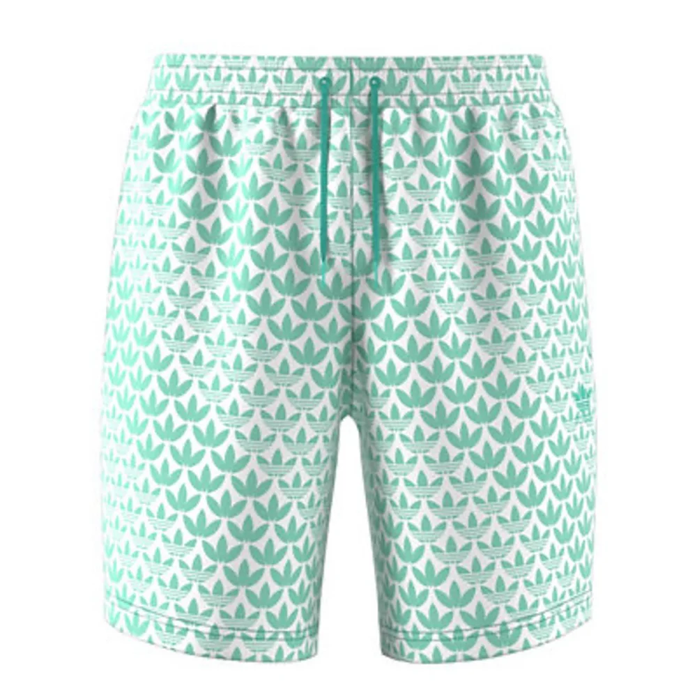 Adidas Men's XS Green and White Shorts
